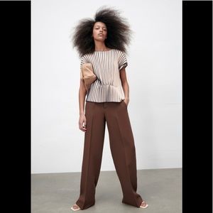 Nwt pleated shirt Zara size xs